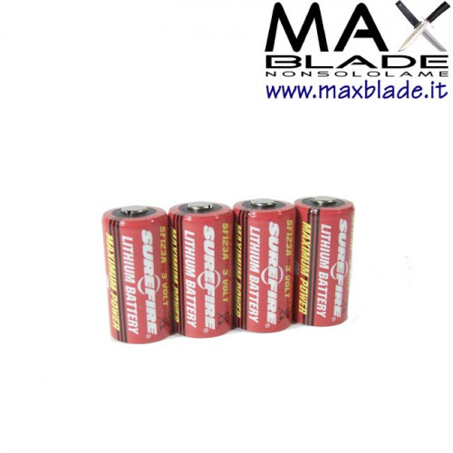 SUREFIRE Batterie CR123A 4 pz ricambi